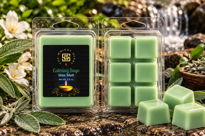 Calming Sage Soy Candle & Wax Melts