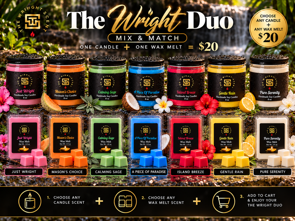 Candle & Wax Melts Combo