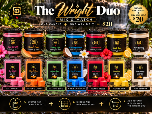 Candle & Wax Melts Combo
